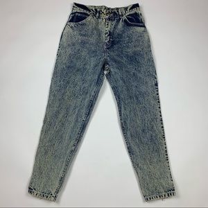 Vintage 90s Acid Wash High Waisted Jean Pant